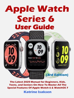 cover image of Apple Watch Series 6 User Guide